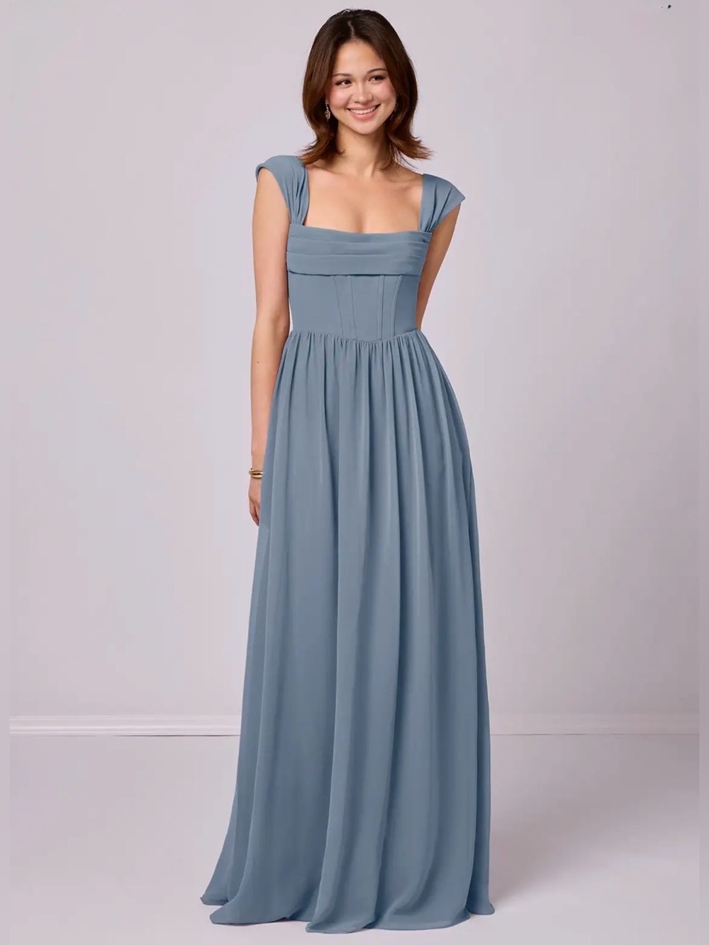 Azazie Twilight Blue Dress